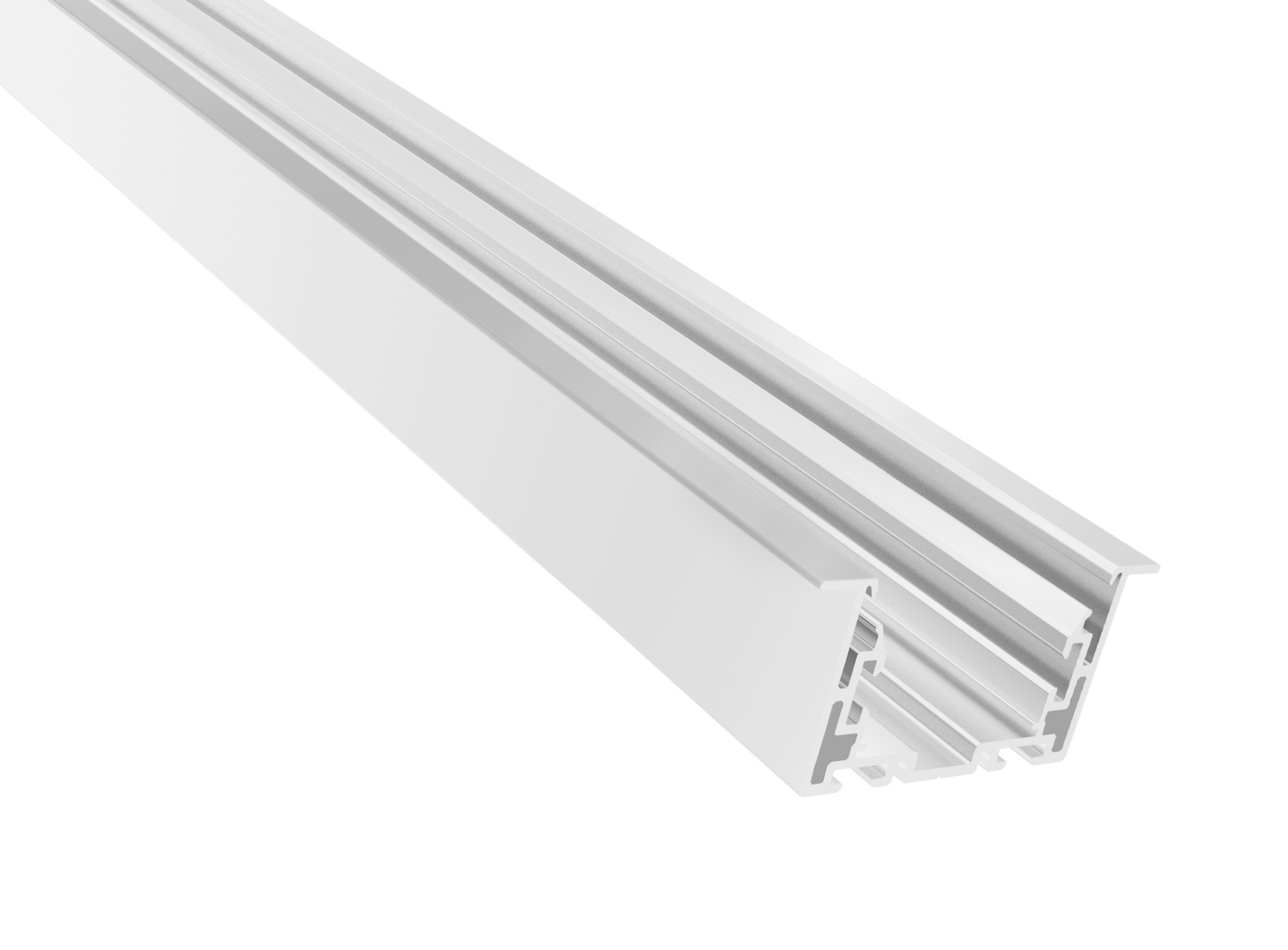 DA900046  2.5m White Aluminum 6063 Profile For LED 69mm x 35mm